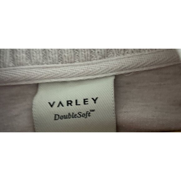 Varley Barker Oversized High Neck Sweater Oversized Side Zipper Detail Pale Pin - Picture 10 of 11